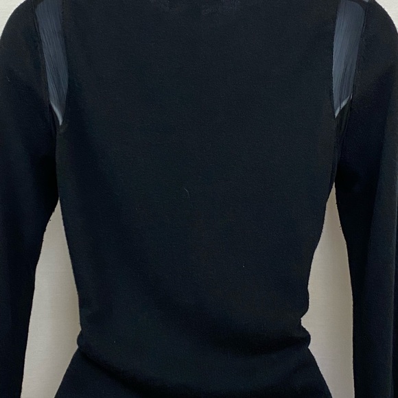 New York & Company Black Sheer Panel Cardigan Size XS P-15 - Picture 10 of 15